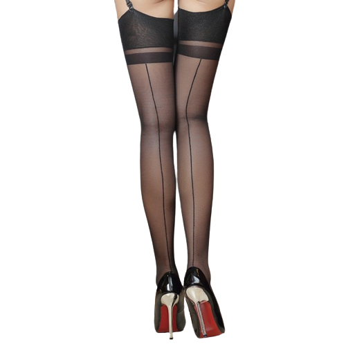 Seamed stockings outlet