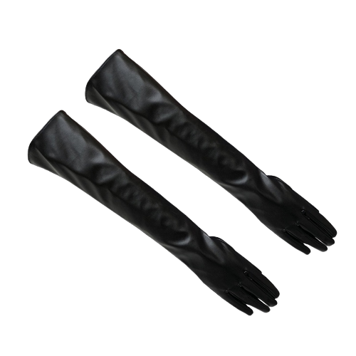 Leather Long Gloves